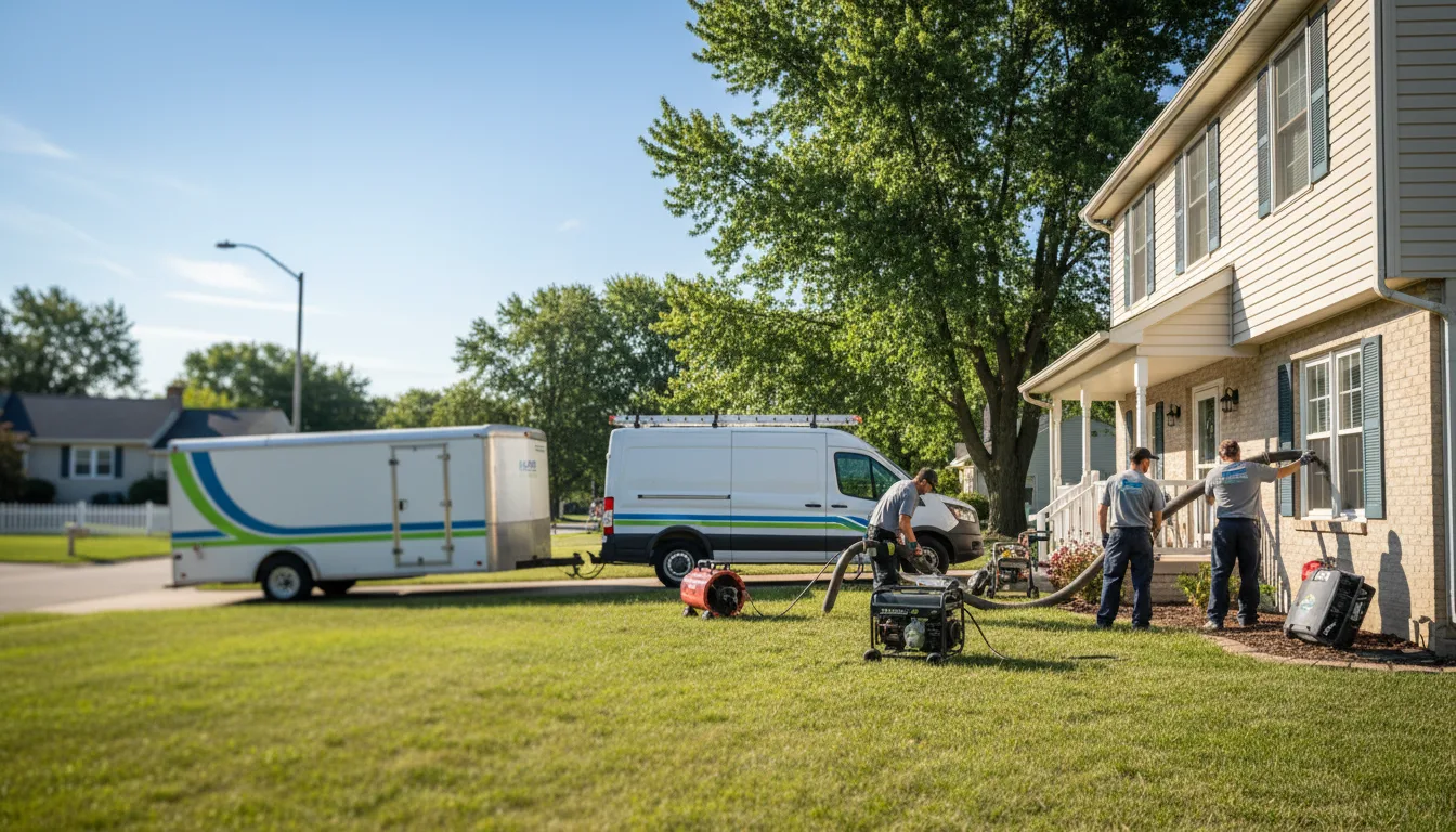 Flooded Basement Restoration And Cleanup With Repair in Emerson, IA near me